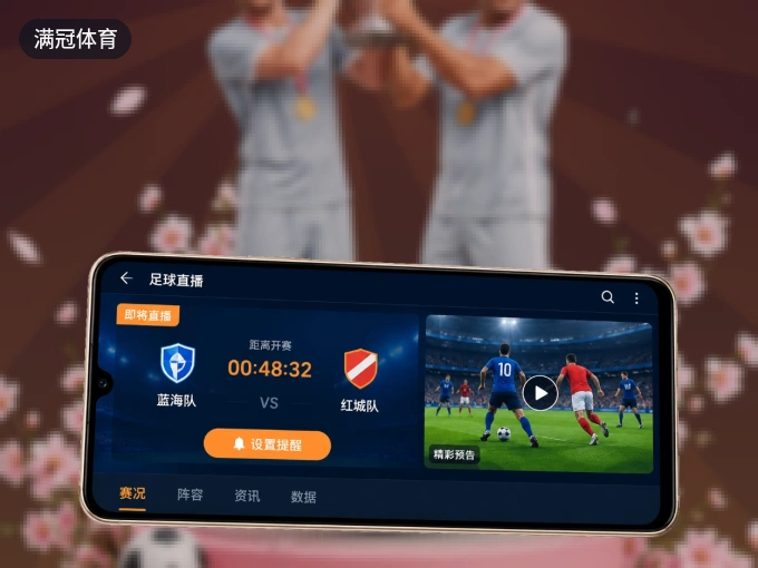 满冠体育客户端，更省流量的掌上体育直播